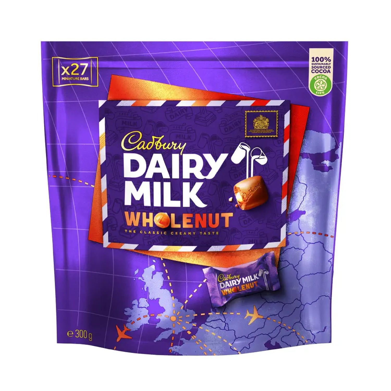 Morceaux de noix entières Cadbury en sachet de 300 g