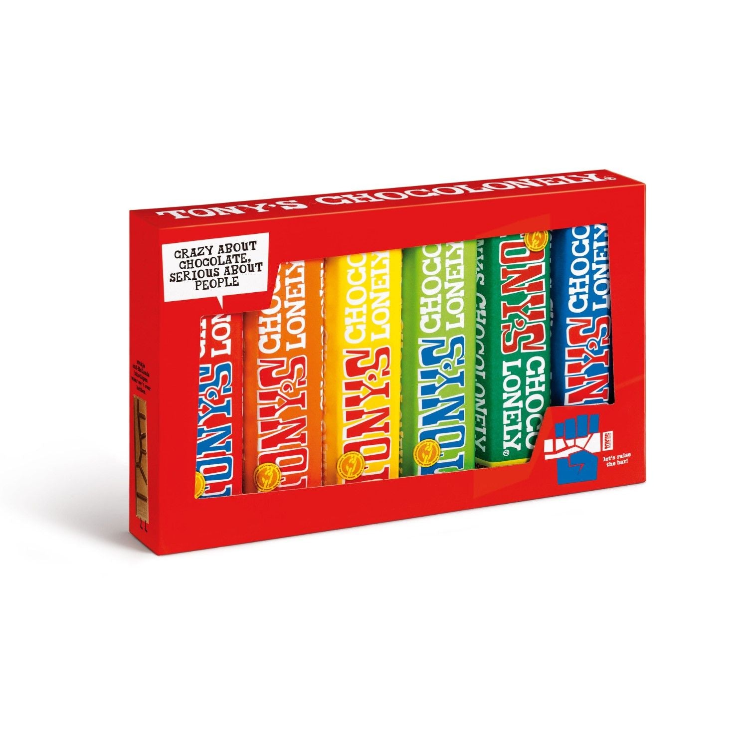 Coffret dégustation Tony's Chocolonely Rainbow 320g