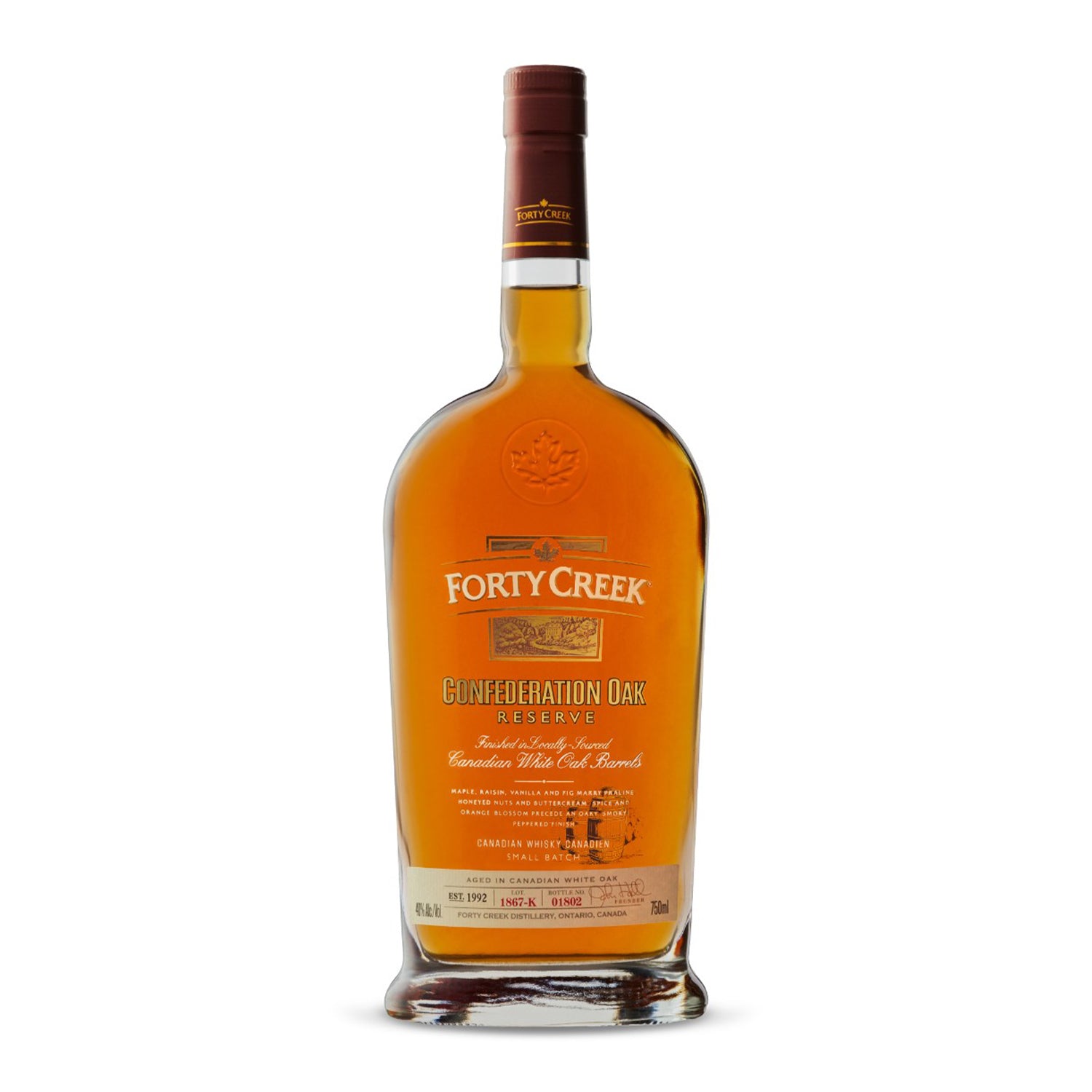 Réserve de chêne de la Confédération de Forty Creek, 750 ml