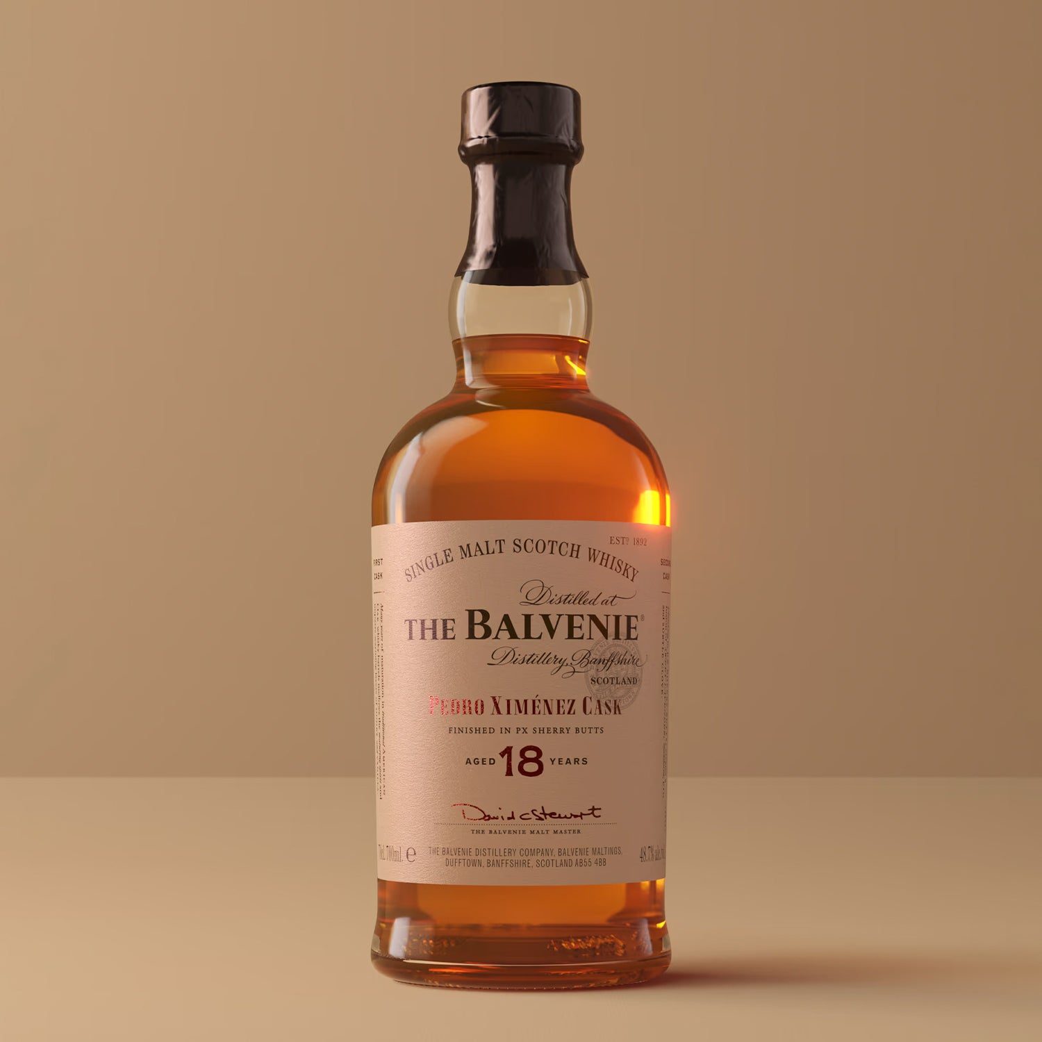 The Balvenie 18 Year Old Pedro Ximénez Cask Single Malt Whisky 700ml