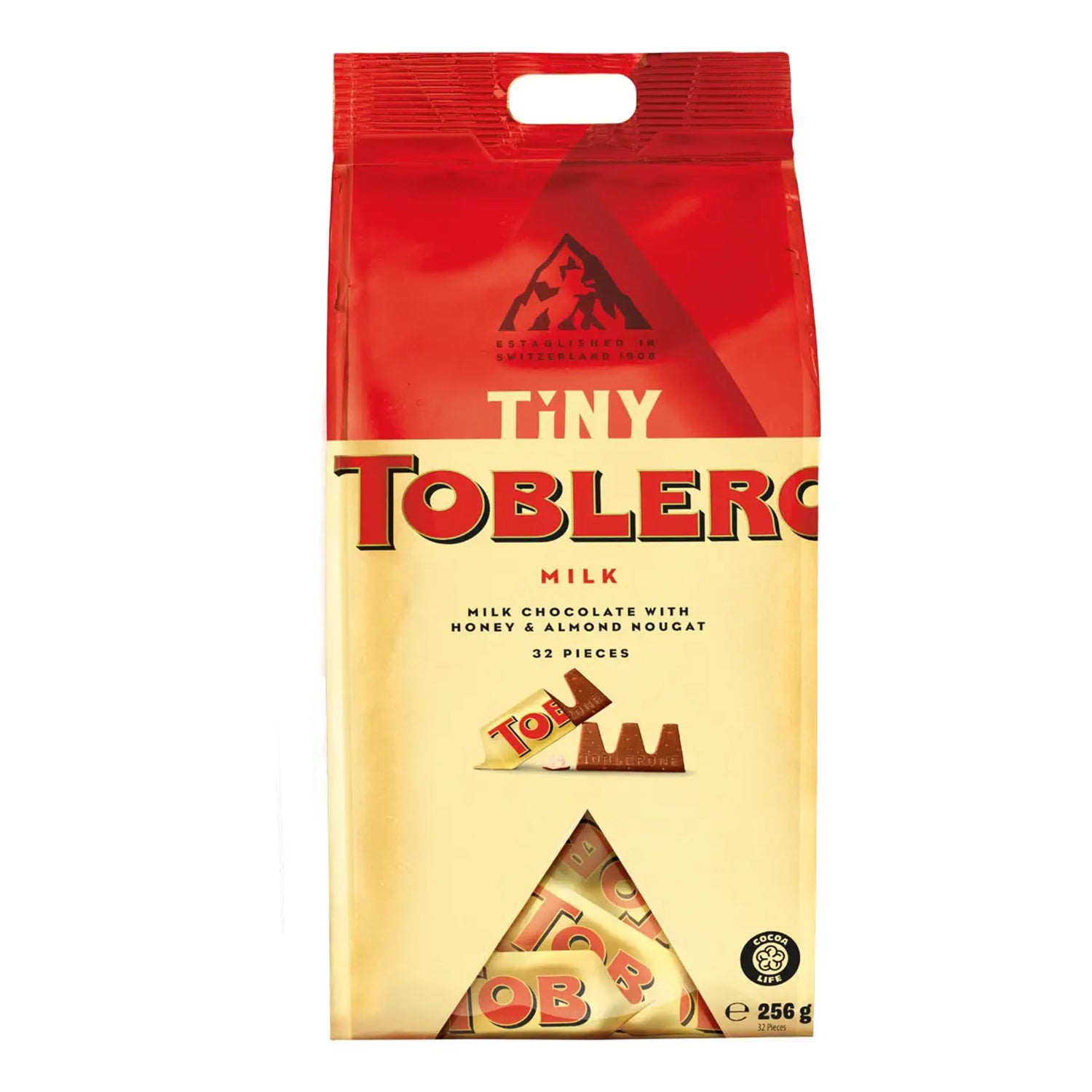 Petit sachet de lait Toblerone 256 g
