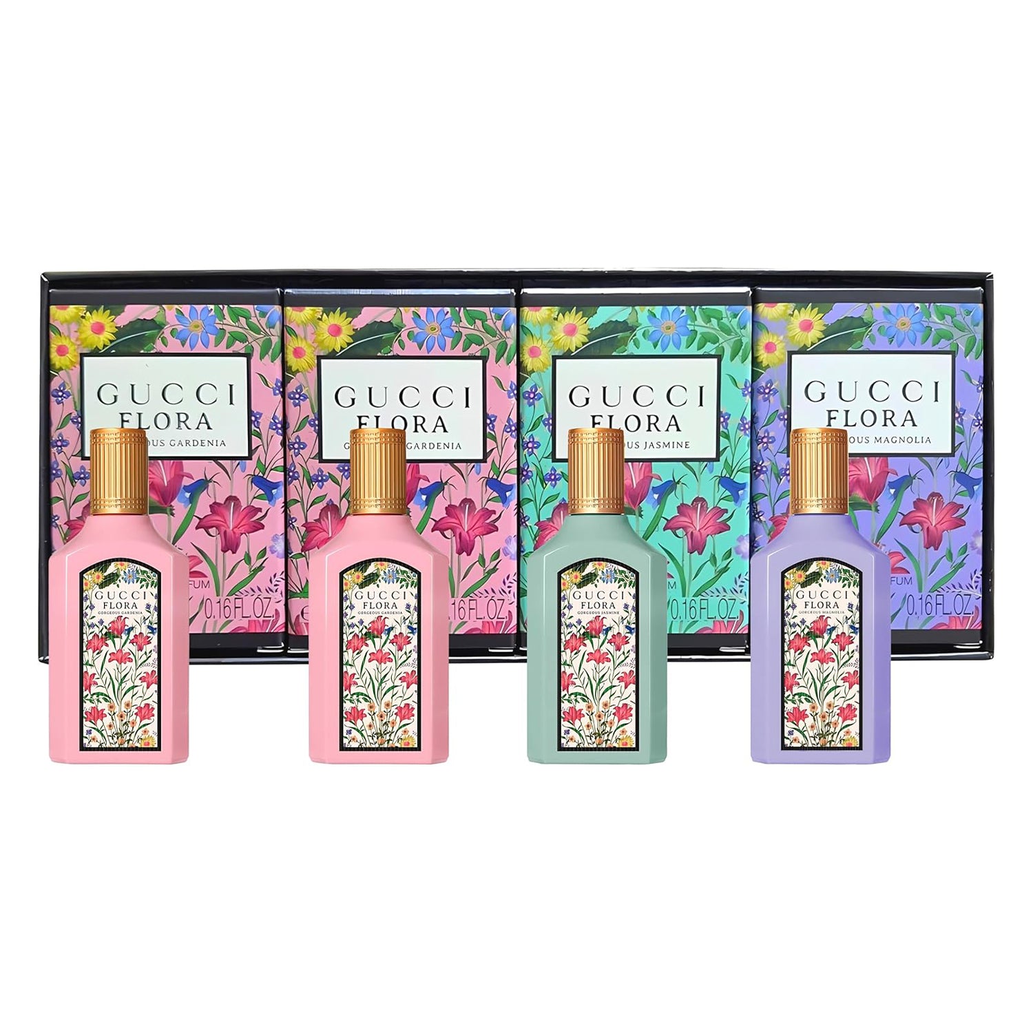 Gucci Flora Gorgeous 4 Piece Mini Set