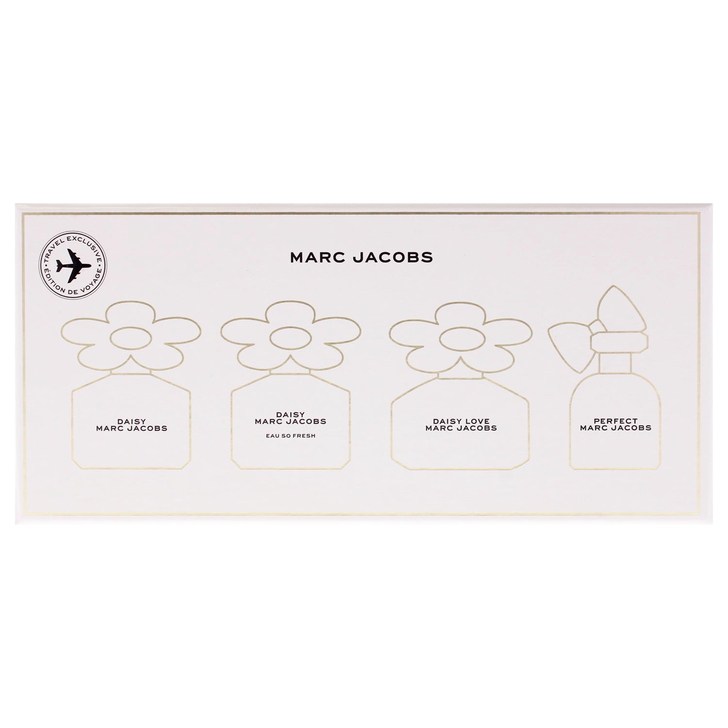 Marc Jacobs 4 Pieces Mini Travel Set