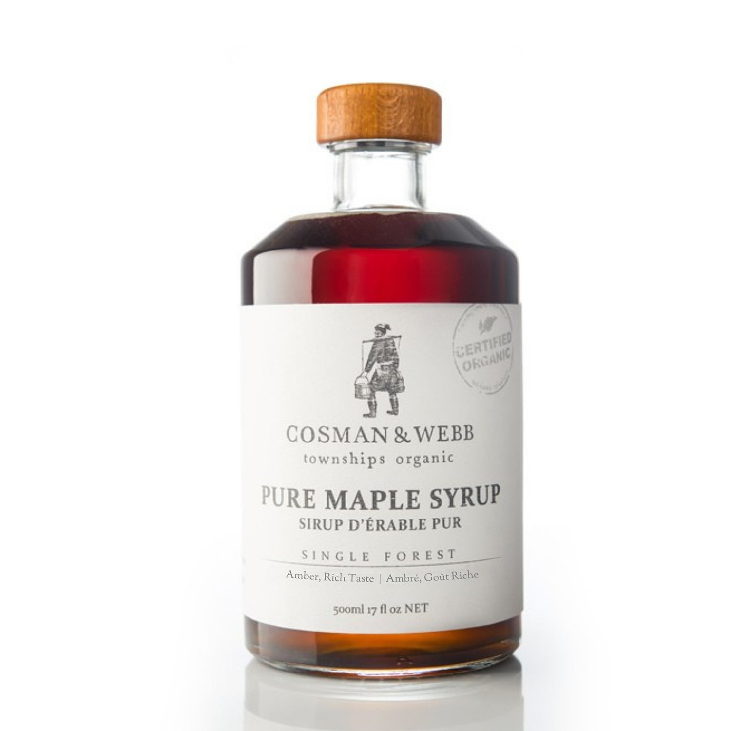 Cosman & Webb Organic Maple Syrup Amber