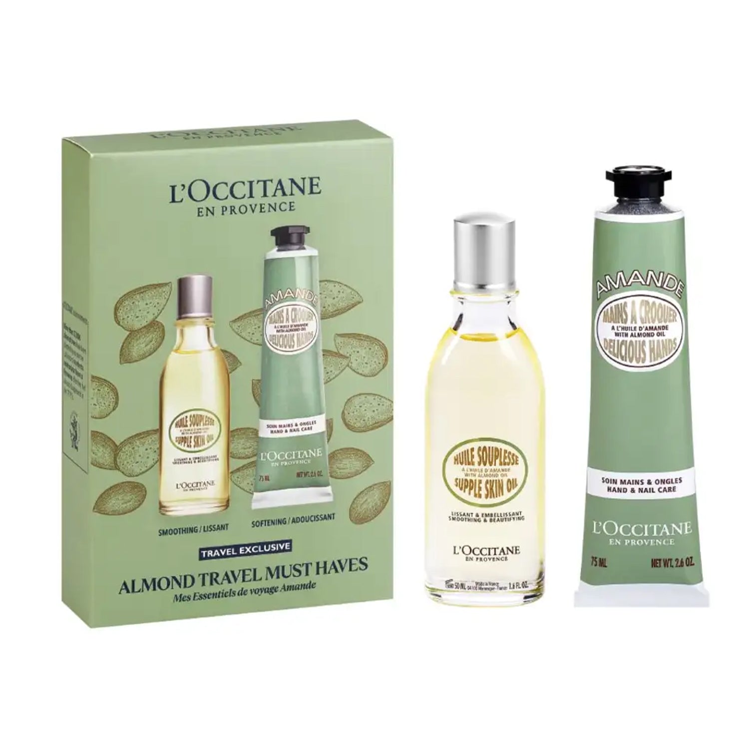 L'Occitane Almond Travel Must Haves