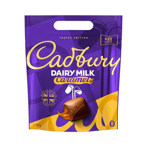 Cadbury Caramel Chunks Pouch 250g