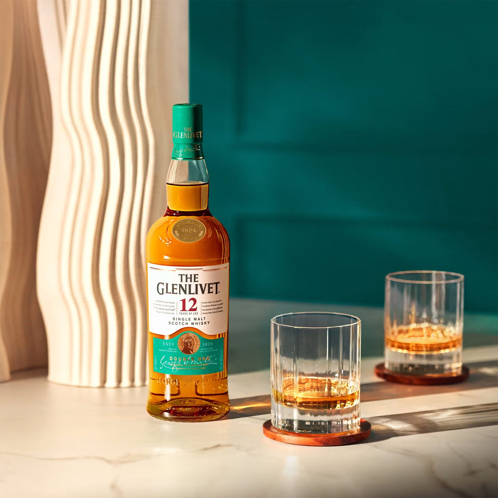 The Glenlivet 12 Year Old ウイスキー The Glenlivet 12 Year Old Single Malt Scotch Whisky 1L