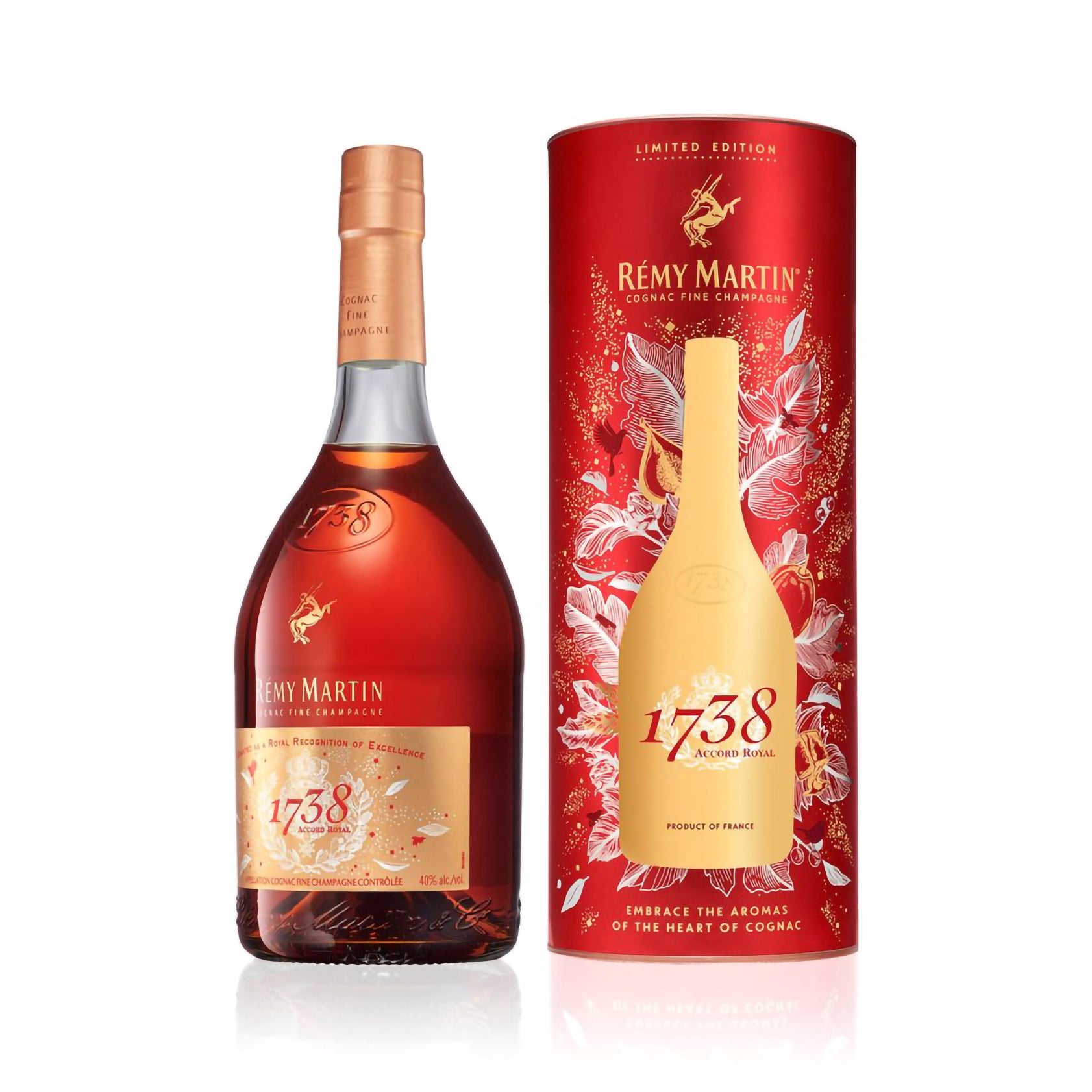 Rémy Martin 1738 Accord Royal Édition Limitée Fin d'Année 750ml