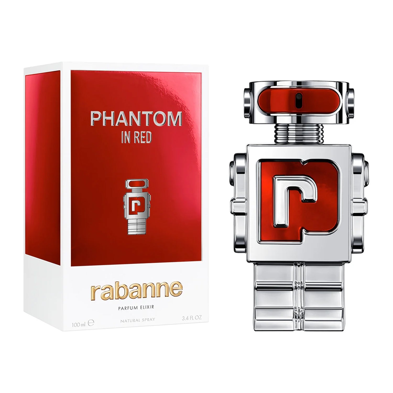 Rabanne Phantom in Red Parfum Elixir 100ml