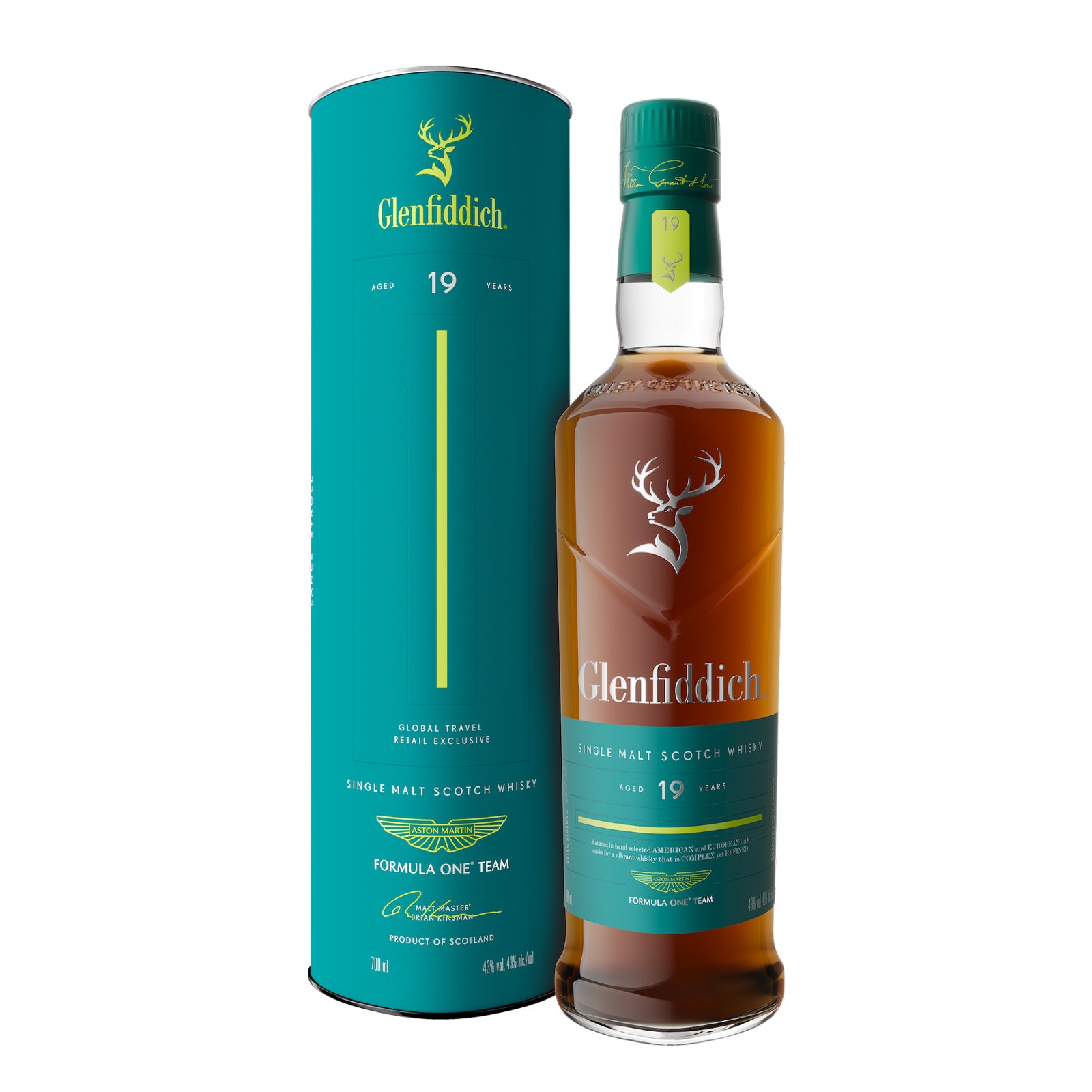 Glenfiddich 19 Year Old Aston Martin Aramco Formula One Team Limited Edition 700ml