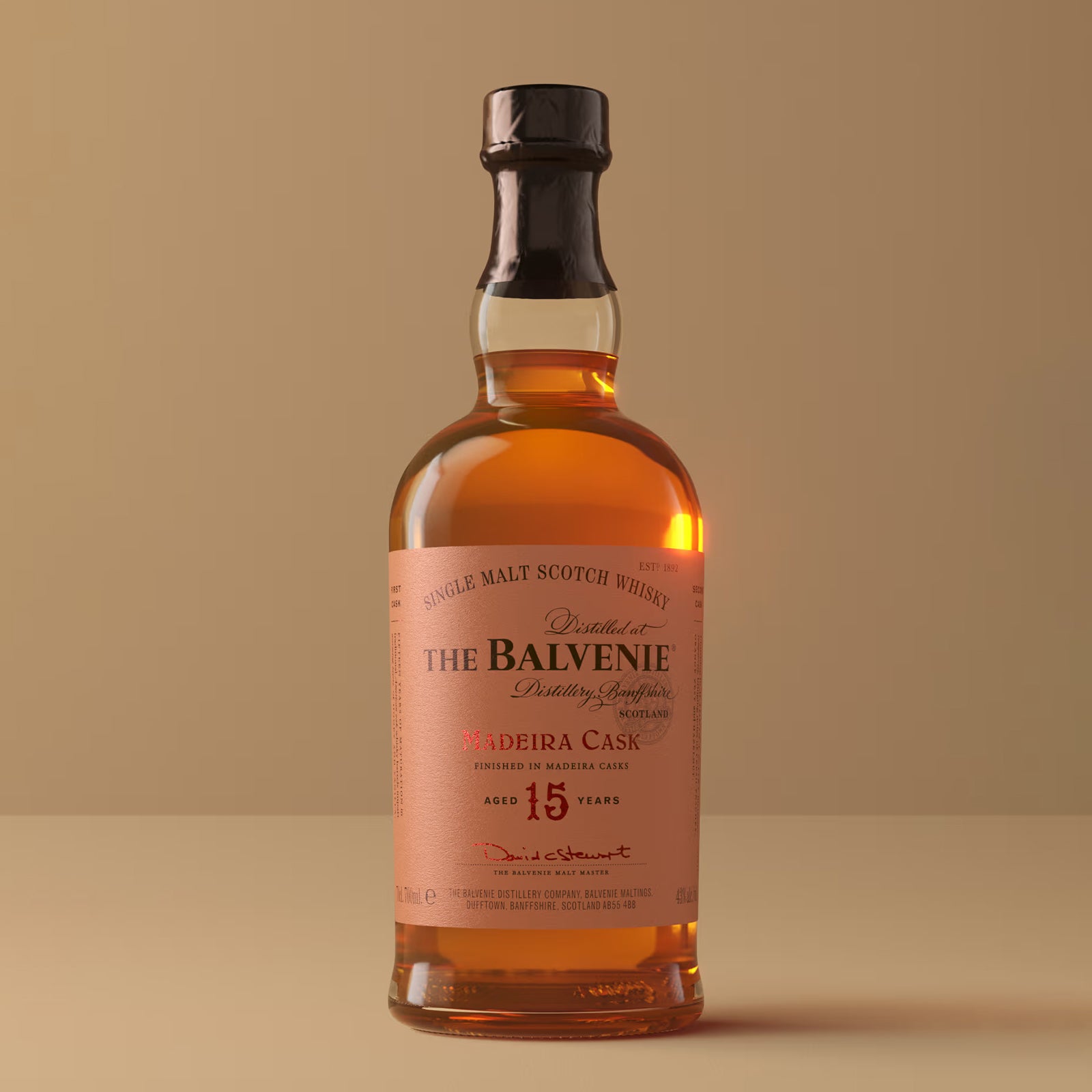 The Balvenie Madeira Cask Aged 15 Years Single Malt Scotch Whisky 700m