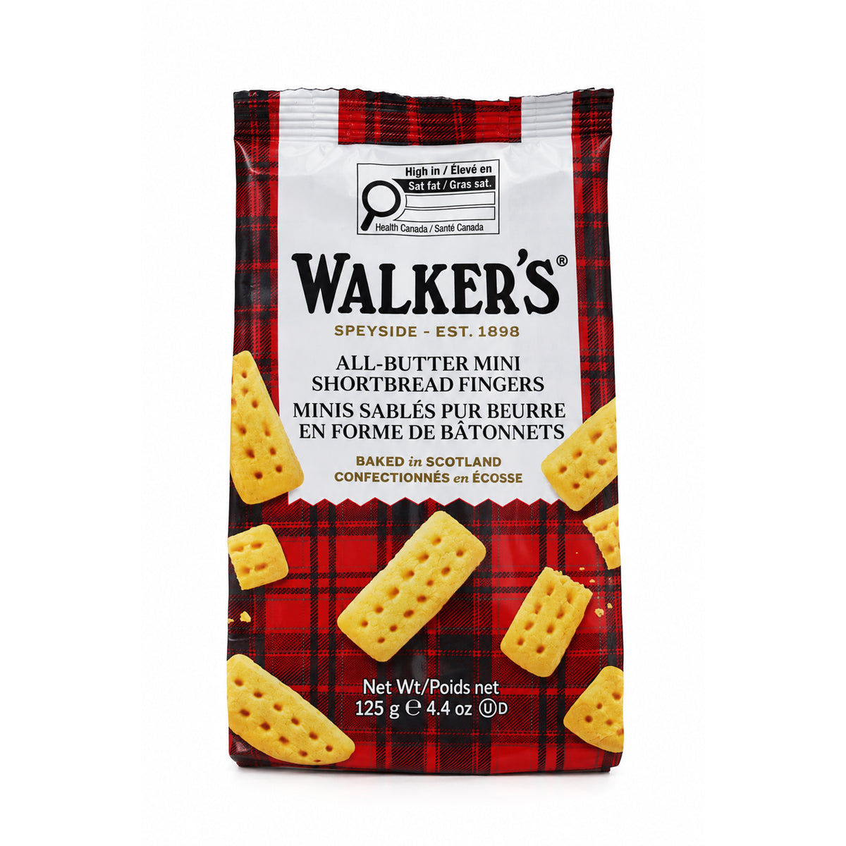 Walker's All-Butter Mini Shortbread Fingers 125g