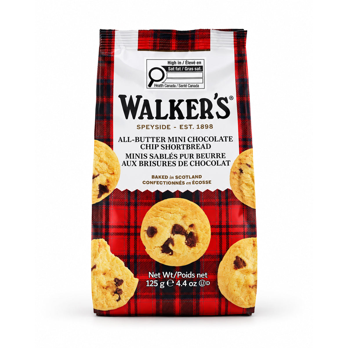 Walker's All-Butter Mini Chocolate Chip Shortbread 125g