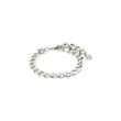 Pilgrim CHARM recycled curb chain bracelet silver-plated