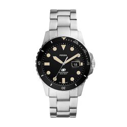 Fossil Fossil Blue Dive Three-Hand Date Stainless Steel Watch