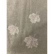 Two-B foulard "pashmina" gris avec feuilles d'erables brodées  