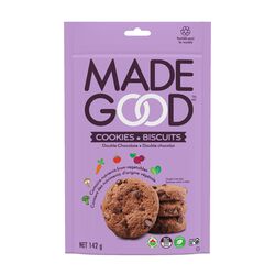Made Good Made Good Double Chocolate Chip Cookies 142g