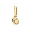 Pilgrim CHARM recycled moon pendant, gold-plated