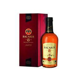 Bacardi 8 Years Old Amber rum   |  1 L   |   Puerto Rico 