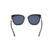 Tom Ford TFD Metal Shiny Black Smoke Sunglasses