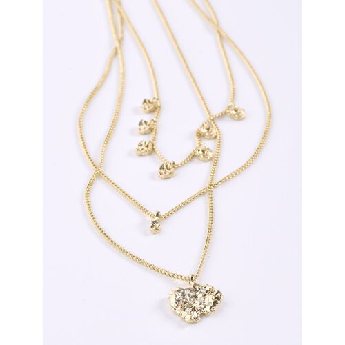 Pilgrim TABITHA recycled 3-in-1 necklace gold-plated