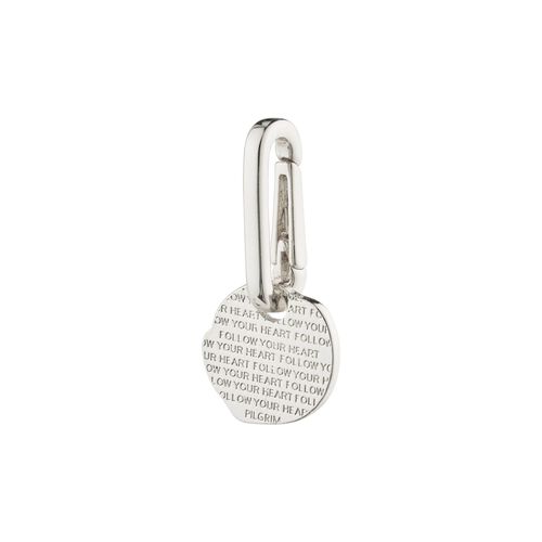 Pilgrim CHARM recycled coin pendant, silver-plated