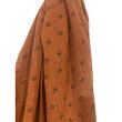 Two-B foulard léger orange brulée avec imprimé de feuilles d'erables 