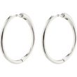 Pilgrim EANNA recycled large hoops silver-plated