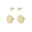 Pilgrim JACY recycled earrings set gold-plated