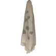 Two-B foulard "pashmina" creme avec feuilles d'erables brodées  