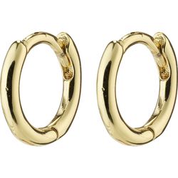 Pilgrim EANNA recycled huggie hoops gold-plated