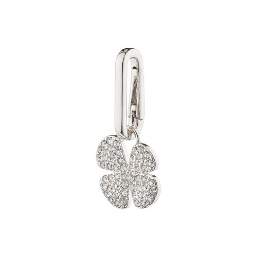 Pilgrim CHARM recycled clover pendant, silver-plated
