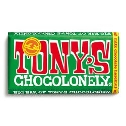 Tony's Chocolonely Tony's Milk Hazelnut 240 grams, 1 bar