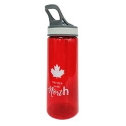 Kc Gifts Pastic Maple Leaf Water Bottle Red