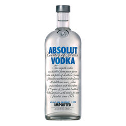 Absolut Original Vodka   |   1L   |   Sweden
