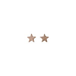 Pilgrim AVA recycled star earrings rosegold-plated