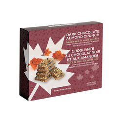 Canadatin Canada Tin Dark Chocolate Almond Crunch  200g
