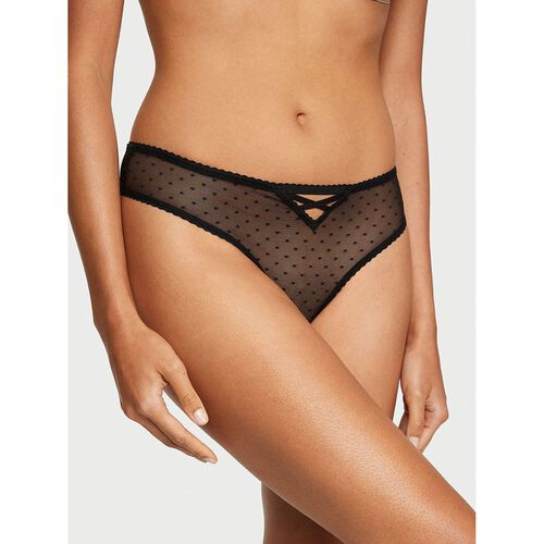 Victoria'S Secret Smooth Cutout Back Thong Panty S