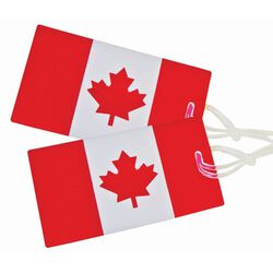 Samsonite 2 Pack Canadian Flag Luggage ID Tags