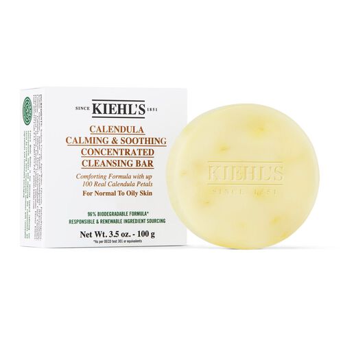 Kiehl's Since 1851 Calendula Calming & Soothing Concentrated Facial Cleansing Bar 100g