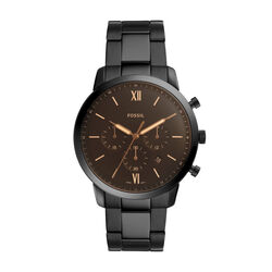 Fossil Neutra Chronograph Black Stainless Steel Watch