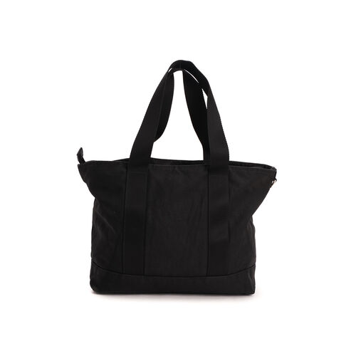Prada Prada Canvas Tote Bag Black AB Authentic Pre-Loved Luxury