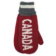 Stone Age Mitts - Jaquard Canada Red