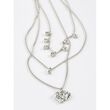 Pilgrim TABITHA recycled 3-in-1 necklace silver-plated