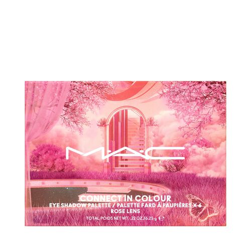 Mac Connect In Colour Eye Shadow Palette 6 Shades Rose Lens