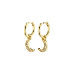 Pilgrim RAIN recycled hoops gold-plated
