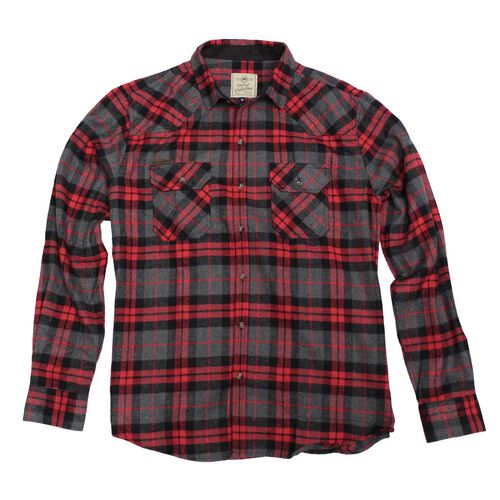 Gary Gurmukh Sales Ltd Adult Long Sleeve Plaid Shirt
 L