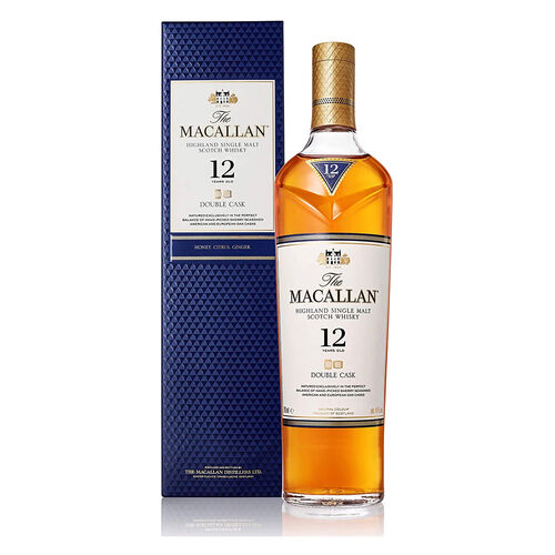 Macallan Double Cask 12 Ans Highland Single Malt Scotch Whisky  Whisky écossais   |   750 ml   |   Royaume Uni  Écosse 