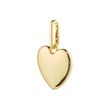 Pilgrim CHARM pendentif maxi-cœur recyclé, plaqué or