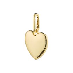 Pilgrim CHARM pendentif maxi-cœur recyclé, plaqué or